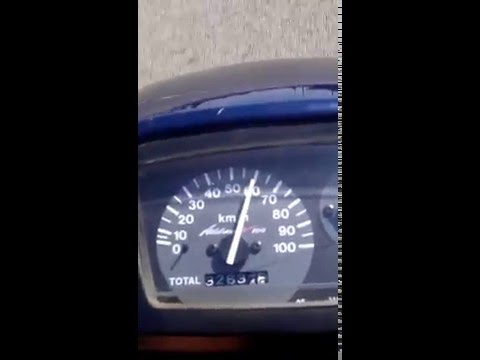 Видео: Suzuki ADDRESS 100 розгон 95 км/ч.