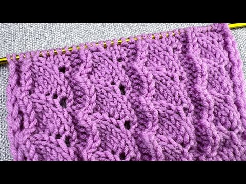 Видео: 💥ТАК МЕНЯ НАУЧИЛА ВЯЗАТЬ БАБУШКА! 😍РЕДКИЙ УЗОР спицами. Вязание спицами