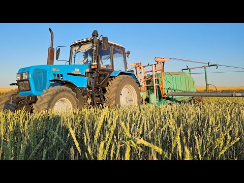 Видео: РАБОТАЮ НА ТРАКТОРЕ В НОЧЬ. ТРАКТОР МТЗ И К700. 