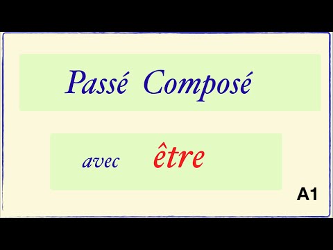 Видео: Урок французского языка. Le Passé Composé avec être.