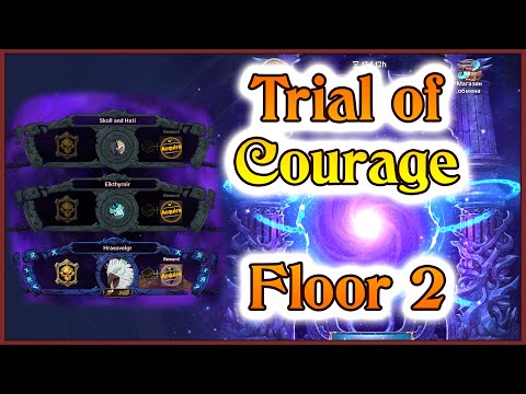 Видео: Trial of Courage!! Floor 2!! Испытание мужества!! Этаж 2!! - 7DS Grand Cross