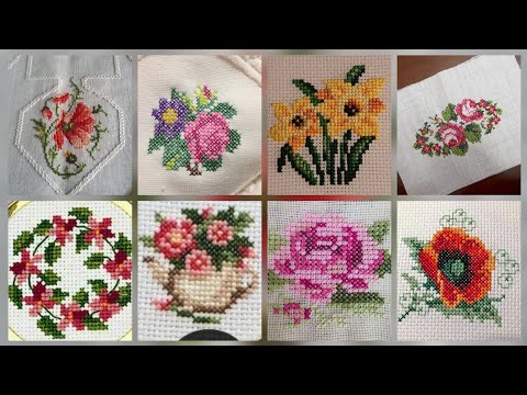 Видео: 100+ удивительных и элегантных цветочных схем для вышивки крестом || Charsuti Kerhai Ideas For Ev...