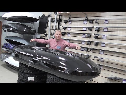 Видео: Автомобильный бокс Terra Drive 600. Новые крепления!
