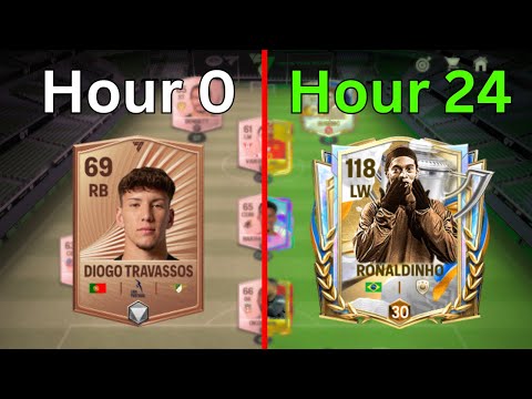 Видео: Могу ли я пройти FC Mobile за 24 часа, потратив 0 долларов на новый аккаунт? (Низкий рейтинг до F...
