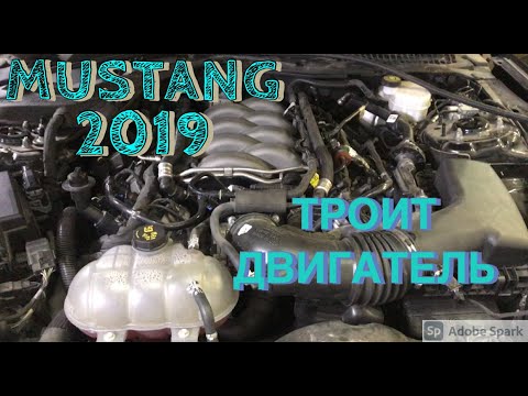 Видео: Mustang 2019 ТРОИТ ДВИГАТЕЛЬ