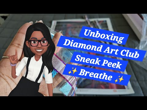 Видео: Распаковка Diamond Art Club: предварительный просмотр ✨️ Дыши ✨️