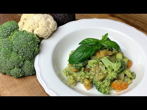 Видео: Вкуснейший САЛАТ с БРОККОЛИ АВОКАДО и ЦВЕТНОЙ КАПУСТОЙ