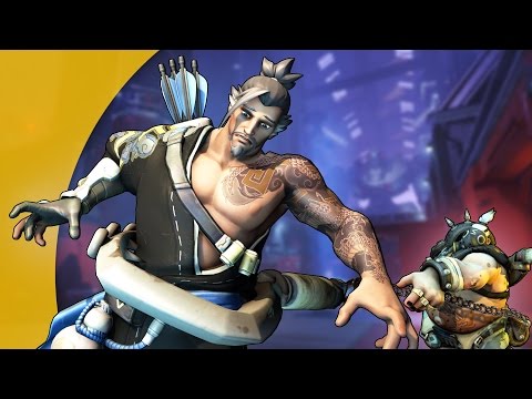 Видео: ОГРОМНЫЙ ТУРБОСВИН ПРОТИВ ХАНЗО! МАНЬЯК В OVERWATCH!