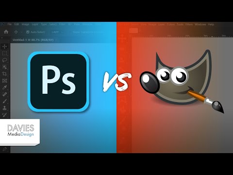 Видео: Photoshop против GIMP: полное сравнение