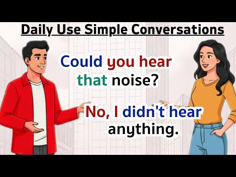 Видео: Практика естественного разговорного английского языка – простой ежедневный диалог для начинающих ...