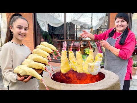 Видео: Безумно вкусный стейк Томагавк Рибай в тесте. Секрет приготовления в тандыре.