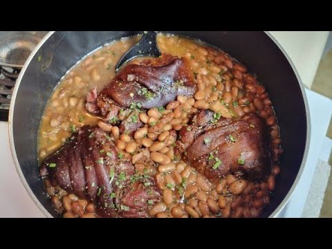 Видео: Фасоль пинто и копченые свиные рульки