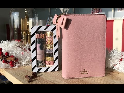 Видео: Мой Kate Spade Cameron Street Agenda ежедневник и кошелек на 2017
