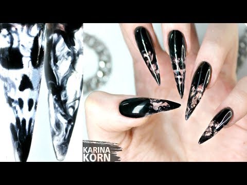 Видео: ФОРМА СТИЛЕТ / НАРАЩИВАНИЕ НОГТЕЙ / МАНИКЮР НА ХЭЛЛОУИН