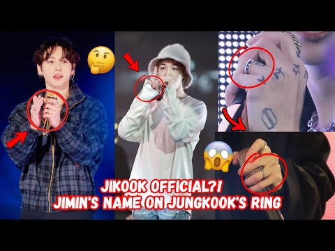 Видео: 💍JIKOOK ОФИЦИАЛЬНО?! Чонгук носит обручальное кольцо с выгравированным внутри именем Чимина?! 😱