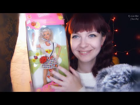 Видео: ASMR АСМР Распаковка куклы Барби 90-х Ladybug Fun Barbie