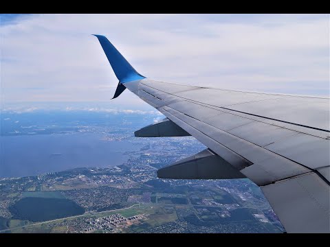 Видео: Красивый взлет из Пулково Boeing 737-800 Победа