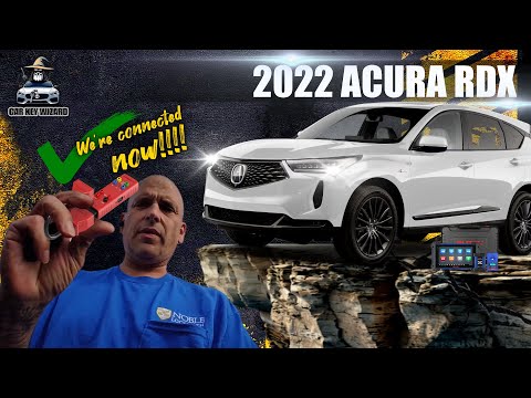 Видео: Бесконтактный ключ Acura RDX 2022 года, запрограммированный с помощью Autel IM608