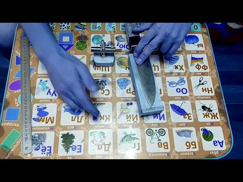 Видео: Приспособа для разметки центра рукояти ножа.