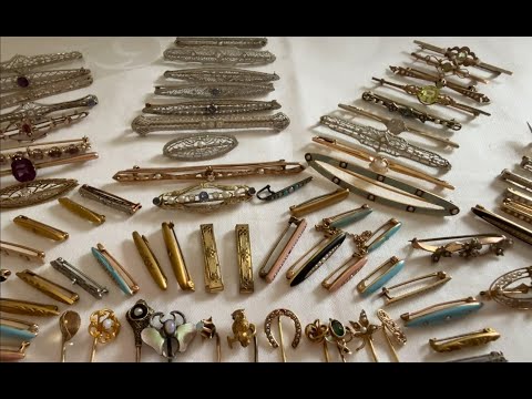 Видео: ЗОЛОТО. БРИЛЛИАНТЫ. Антикварные броши с барахолки, секондхенд, ebay.