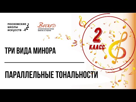 Видео: Морозова Е.Г. 2 класс. ТРИ ВИДА МИНОРА. ПАРАЛЛЕЛЬНЫЕ ТОНАЛЬНОСТИ
