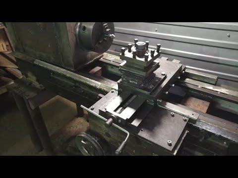 Видео: Суппорт готов к работе. / Homemade lathe machine.