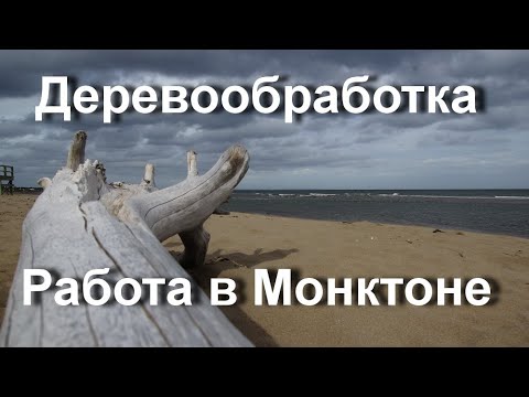 Видео: Работа по деревообработке в Монктоне. Новый Брунсвик, Канада декабрь 2022.