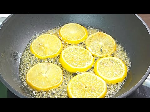 Видео: Боже, как вкусно! Я всегда буду так готовить! Просто жарю ЛИМОН. Съедаются в один миг!