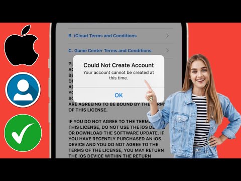 Видео: Не удалось создать учетную запись. В настоящее время невозможно создать учетную запись iPhone.