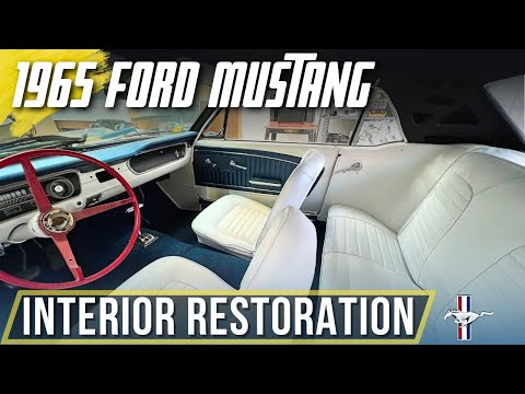 Видео: Завершаем реставрацию салона Ford Mustang 1965 года! | Часть 7