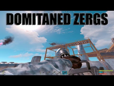 Видео: HOW A 100,000 HOUR GROUP DOMINATED A ZERGS at GIANT EXCAVATOR - RUST | РАСТ