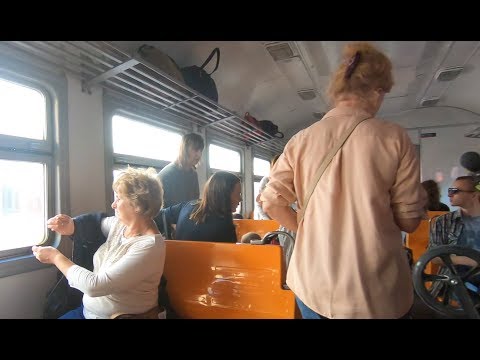 Видео: ЭТ2М-033, маршрут: Санкт-Петербург - Выборг