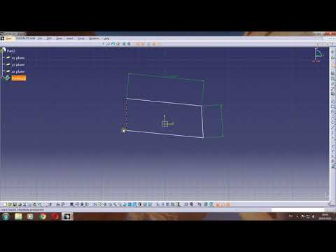 Видео: Урок 1: Sketch и для чего он нужен. CATIA V5.