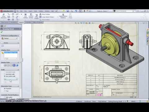 Видео: Советы по работе с чертежами в SolidWorks 1/2