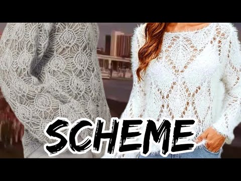 Видео: ШИК! 💥 7 СХЕМ вязания люксовых свитеров. CHIC!  7 Knitting Patterns for luxury sweaters.