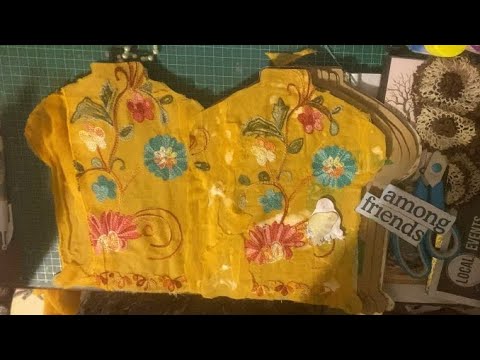 Видео: Журнал о хламе из птичьей клетки ~ Часть 4 🐦 Коллаж в смешанной технике