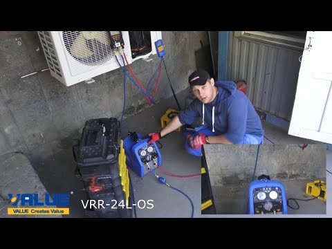 Видео: Как сохранить фреон. Станция регенерации  value vrr-24L-OS