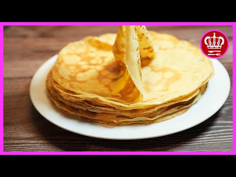 Видео: Лучший рецепт блинов – тонкие, мягкие и неотразимо вкусные!