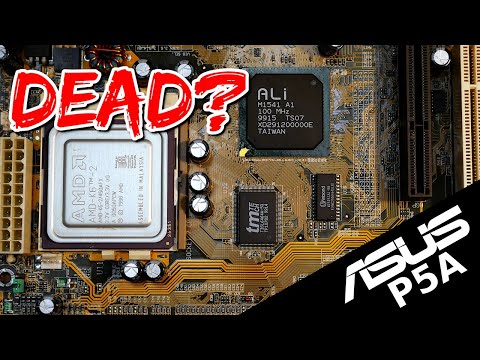 Видео: Что случилось с этим Asus P5A?