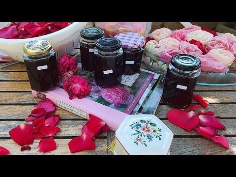 Видео: Желе -Сироп из лепестков роз. Рецепт N° 2