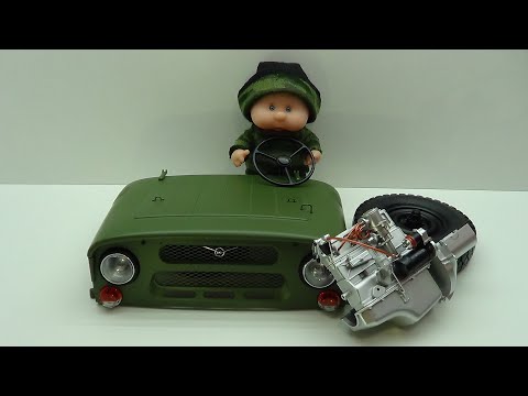 Видео: Сборка УаЗ 469 №4 №5 №6 Масштаб 1:8 deagostini
