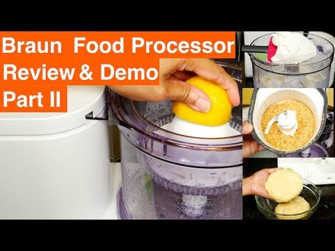 Видео: Обзор и демонстрация кухонного комбайна Braun FP3020 на 12 чашек. Часть 2