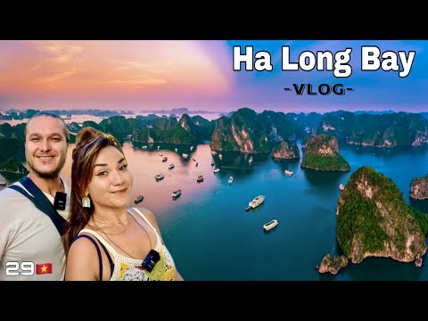 Видео: Самый красивый залив Азии - залив Халонг. Видеоблог #asia 29
