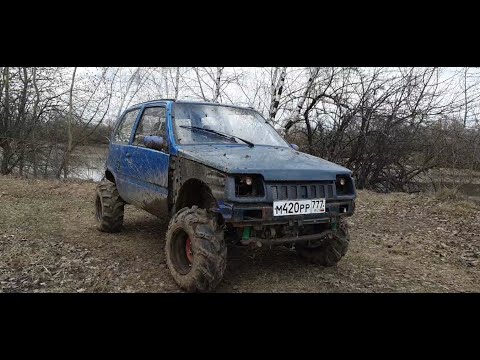 Видео: Бешеная Ока вместо квадроцикла.