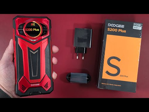 Видео: Стильный мехадизайн - Doogee S200 Plus