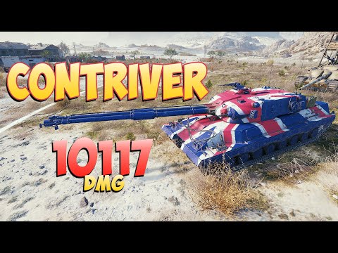 Видео: Contriver • Плотный огонь! - 3 Фрагов 10.1K Урона • World Of Tanks 2.0