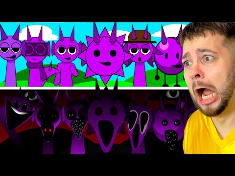 Видео: 😱 ВСЕ СПРУНКИ СТАЛИ ФИОЛЕТОВЫМИ 🟣 АНИМАЦИИ Incredibox Sprunki