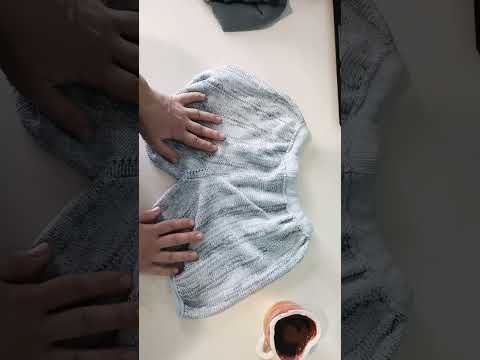 Видео: Поперечный способ при вязании одежды на детей