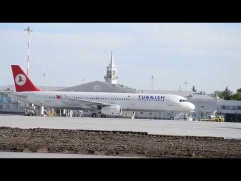 Видео: Споттинг в Кольцово 17.06.14 ч. 1