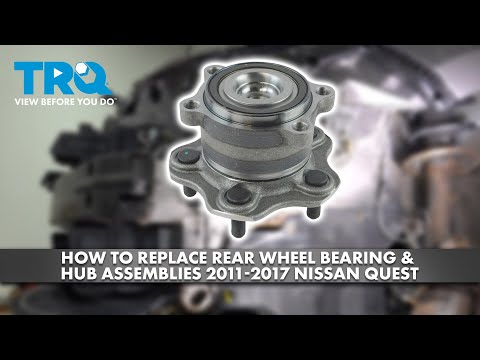 Видео: Как заменить подшипник задней ступицы и ступицу в сборе на Nissan Quest 2011-2017